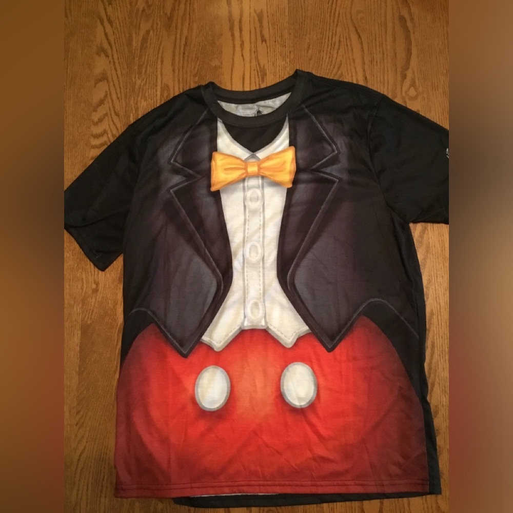 Men’s Mickey Mouse Screenprinted Tee, Easy Costume Disneyland, Size M